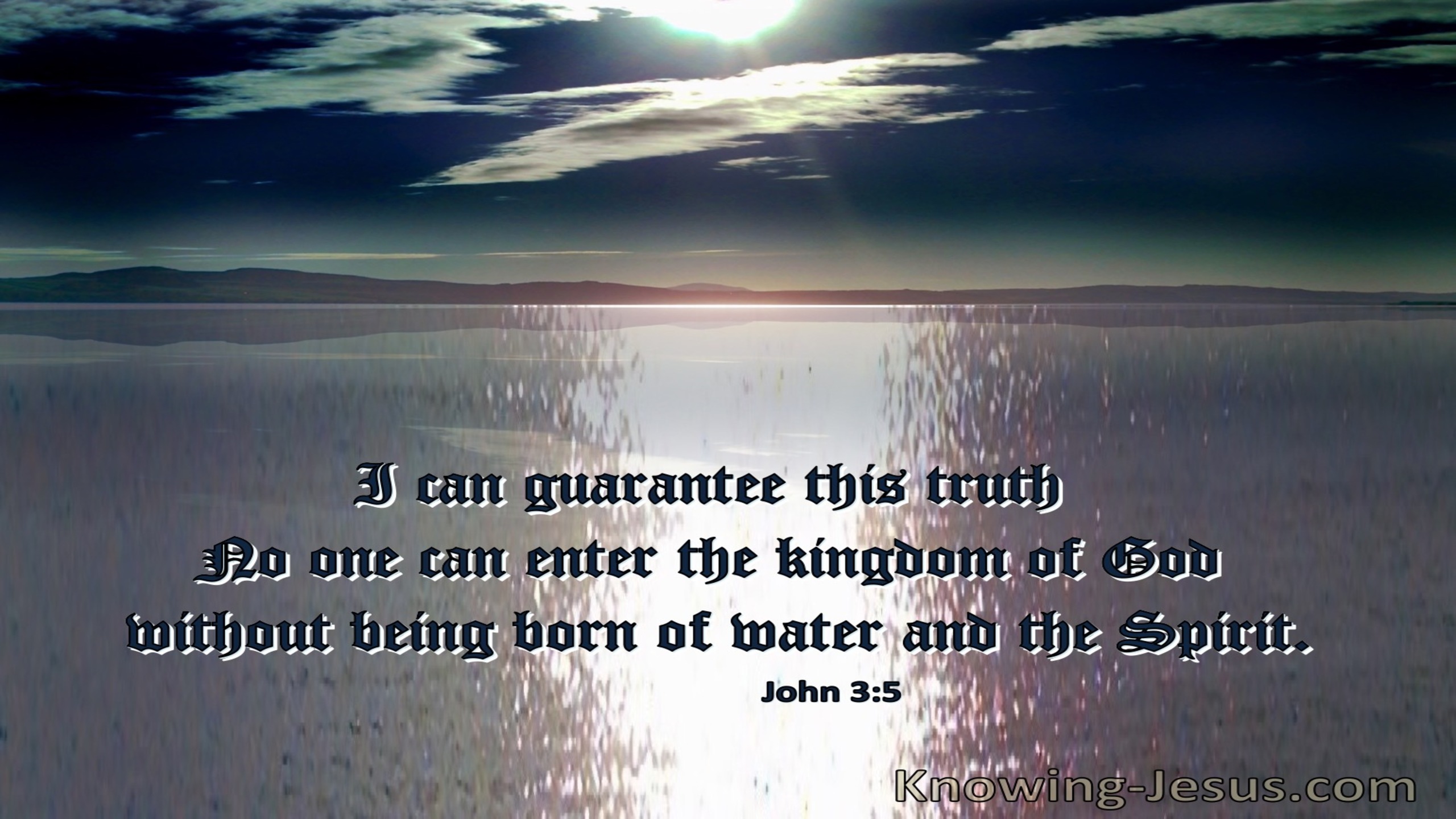 John 3:5 Born Of Water And The Spirit (windows)02:24